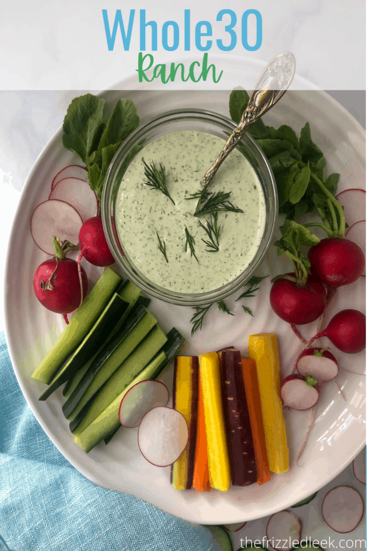 Ranch Dressing with Vegetables 