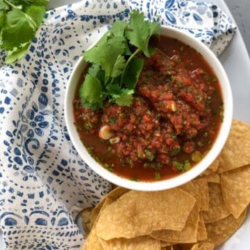 salsa in small bowl