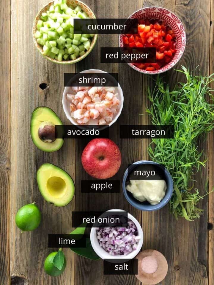 shrimp salad stuffed avocado ingredients