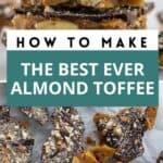 almond toffee clusters