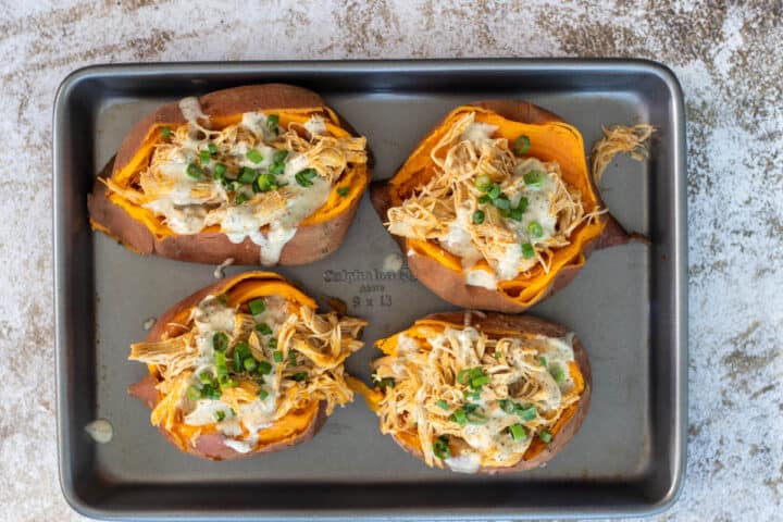 stuffed sweet potatoes