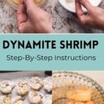 Instructions on making dynamite shrimp.